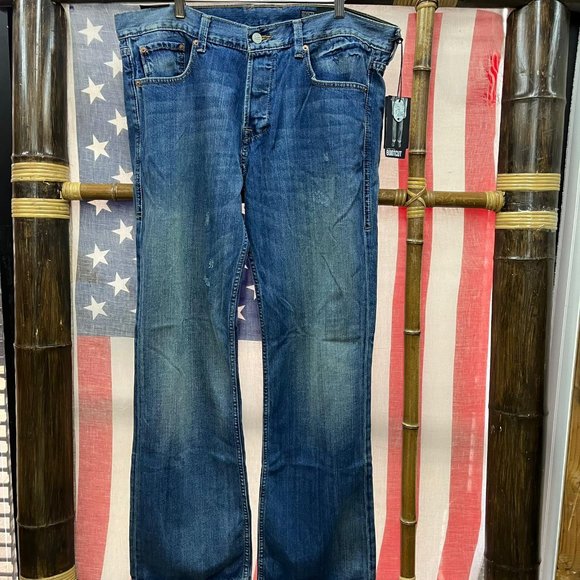 NWT WILLIAM RAST BOOTCUT denim jeans 100% cotton Trouser pant tag 38 runs 39.5" - Picture 2 of 6